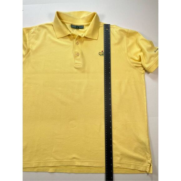 Masters Collection 100% Pima Cotton Yellow Augusta National Golf Polo Size XL - Picture 7 of 8